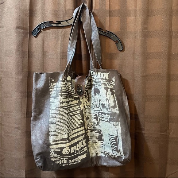 Gorgeous Lavazzon Limited Edition Leather Satchel made in New York City - Picture 1 of 11